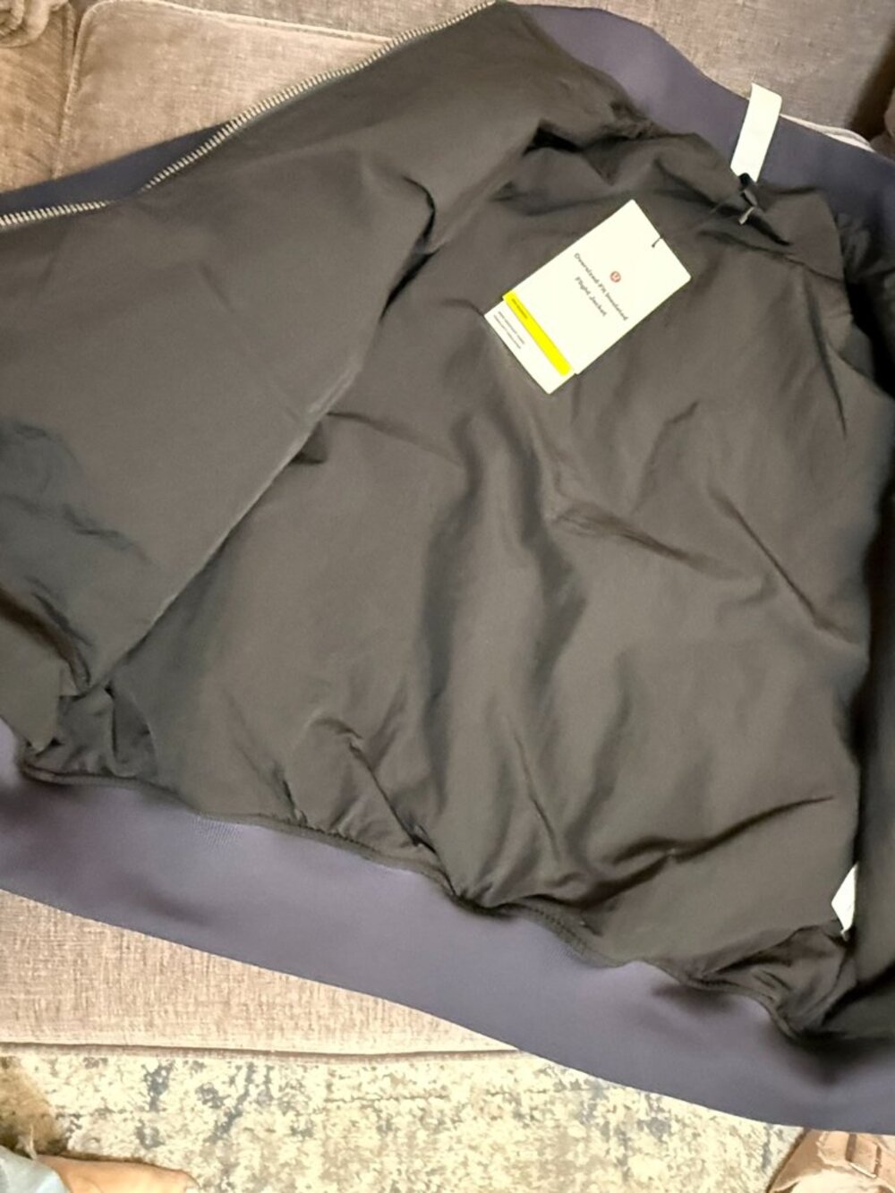 Oversized Lululemon Insulated Flight Jacket - Wms Medium - Navy - Picture 9 of 12